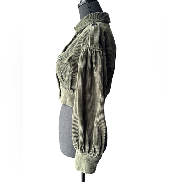 Cider Olive Corduroy Jacket - Picture 4 of 7